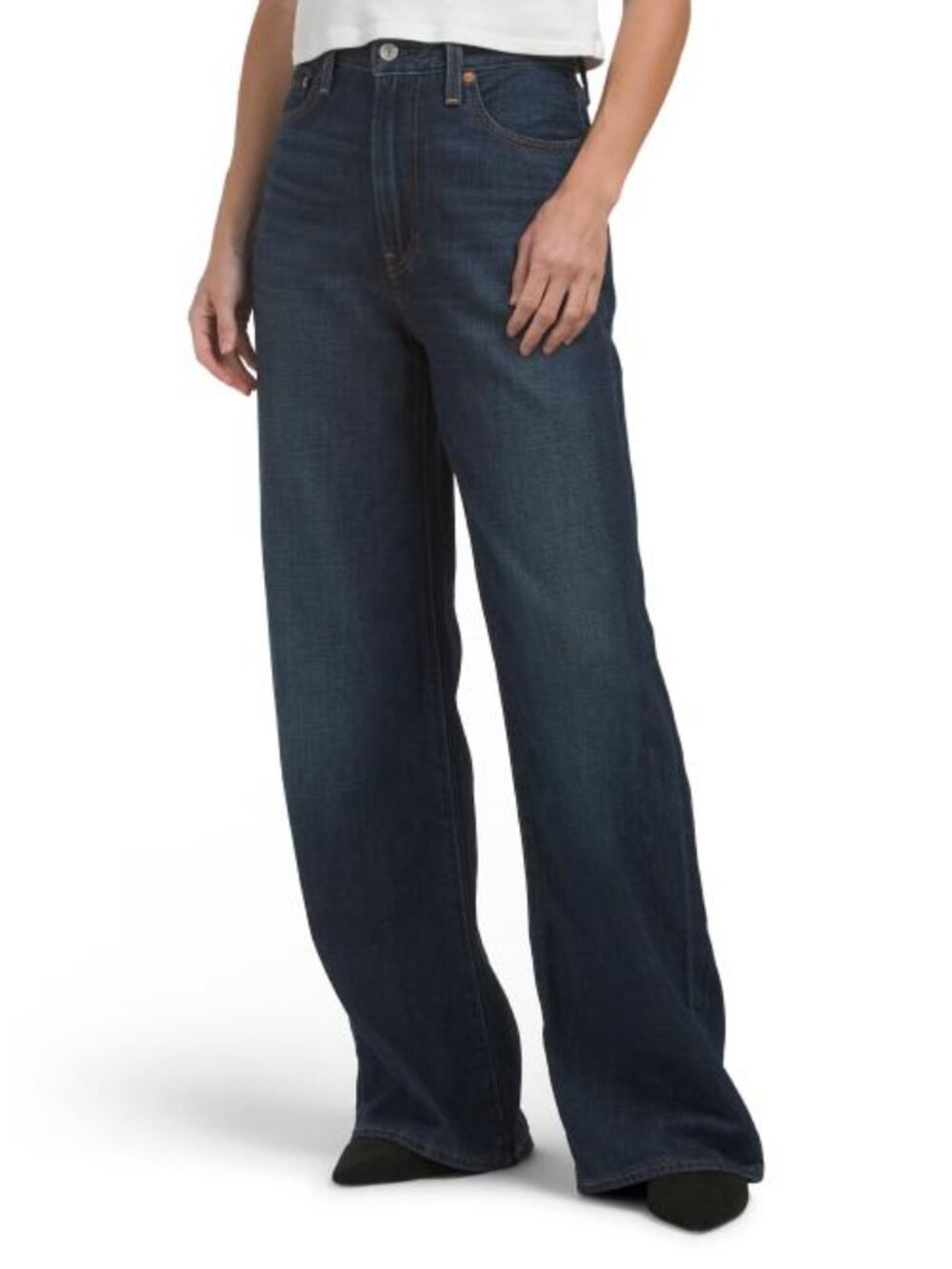 LEVIS Linen Blend Ribcage Wide Leg Jeans